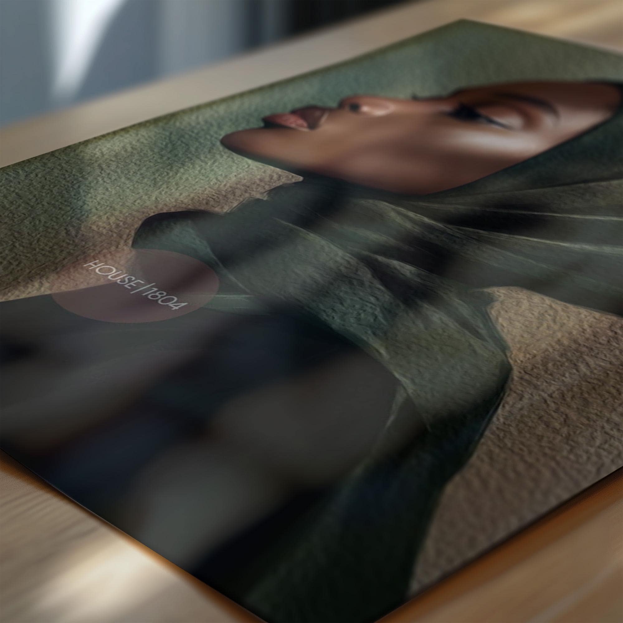 Muslim Black Woman Canvas Art Modern