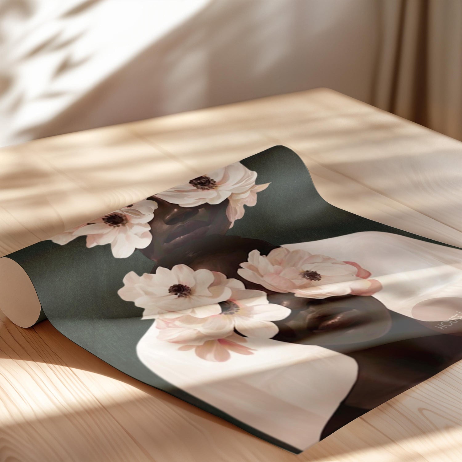 Black Mother and Daughter Canvas Wall Art: Motherhood, African American Family