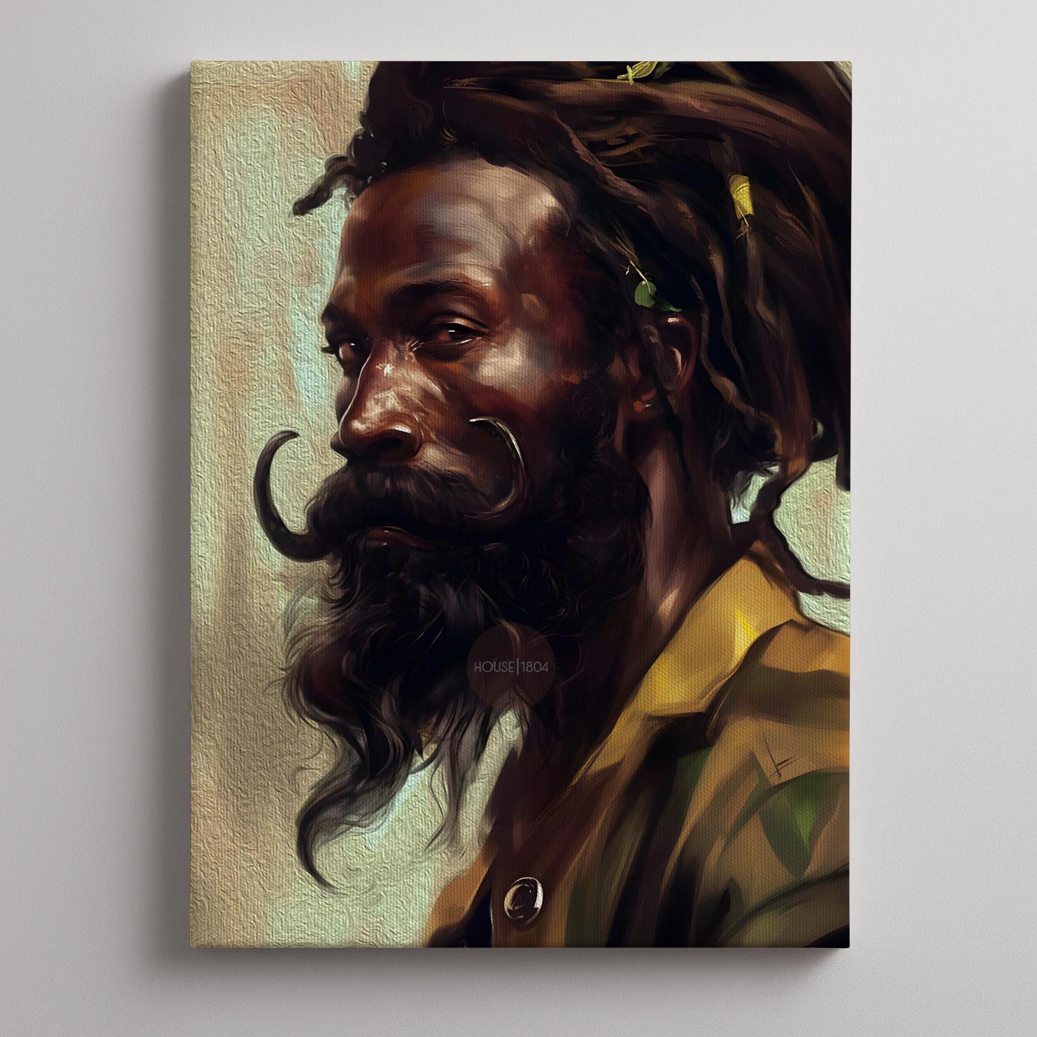 Black Earthy Art, Afrocentric Black Man Art, African-American Man Art, Black Man Art, Black Boy Art, Black Art Hair Locs, Masculine Wall Art