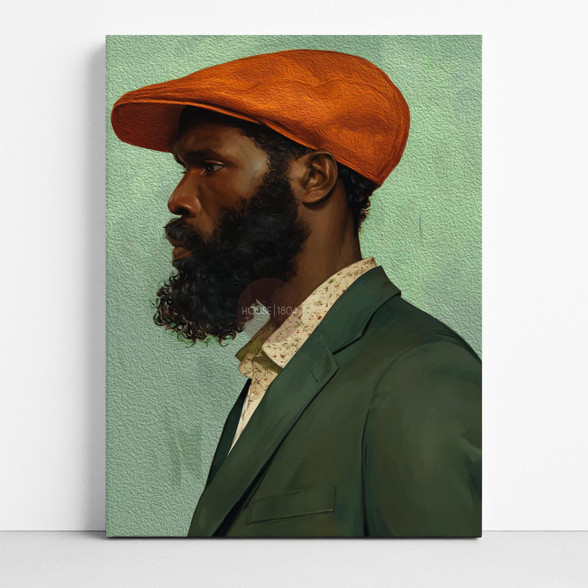 African American Male Art, Modern Afrocentric Portrait Print Fine Art