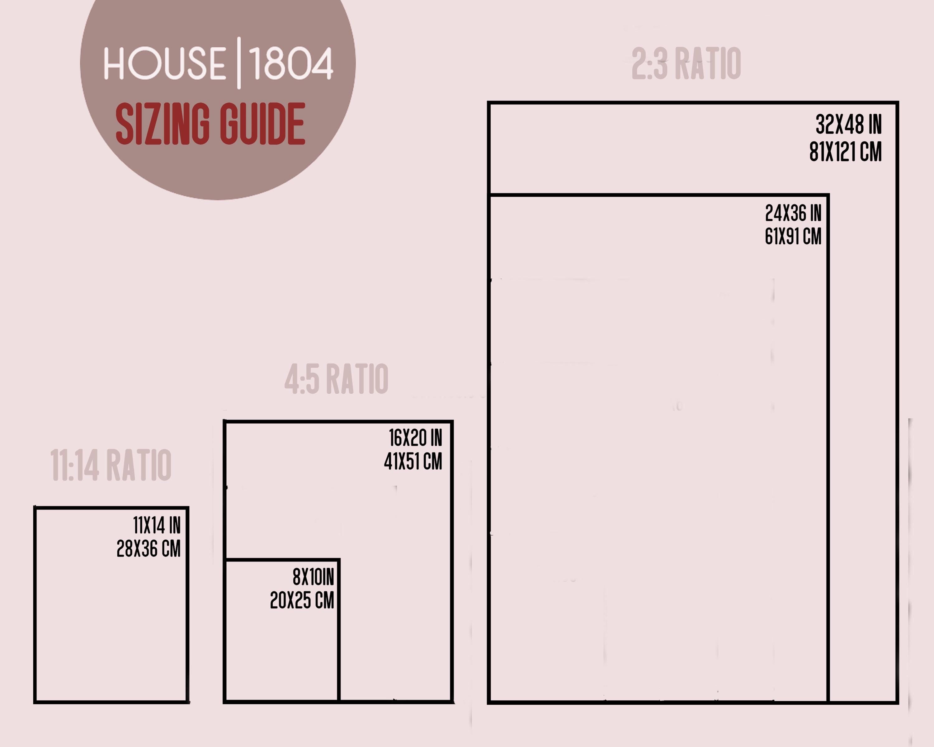 a diagram of the size of a house