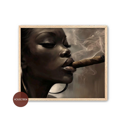 Cigar Woman Wall Art
