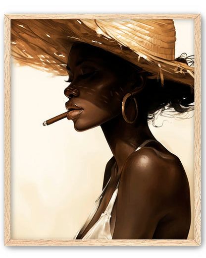 Black Caribbean Woman Wall Art