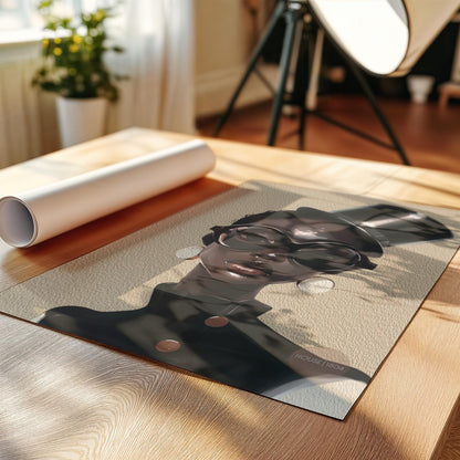 Abstract African American Fashion Artwork, Black Woman Fine Art