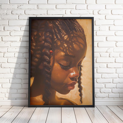 Black Girl Magic Art Print: Kids Room Decor