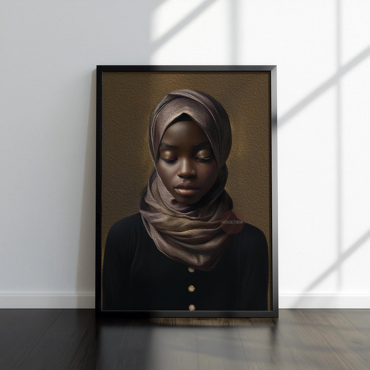 Muslim Woman Artwork, Islamic Wall Art Print, Faith Inspired Home Decor