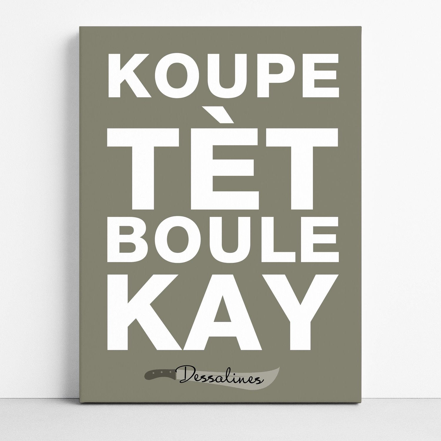 Koupe Tet Boule Kay Art Print: Haitian Revolution, Dessalines Art
