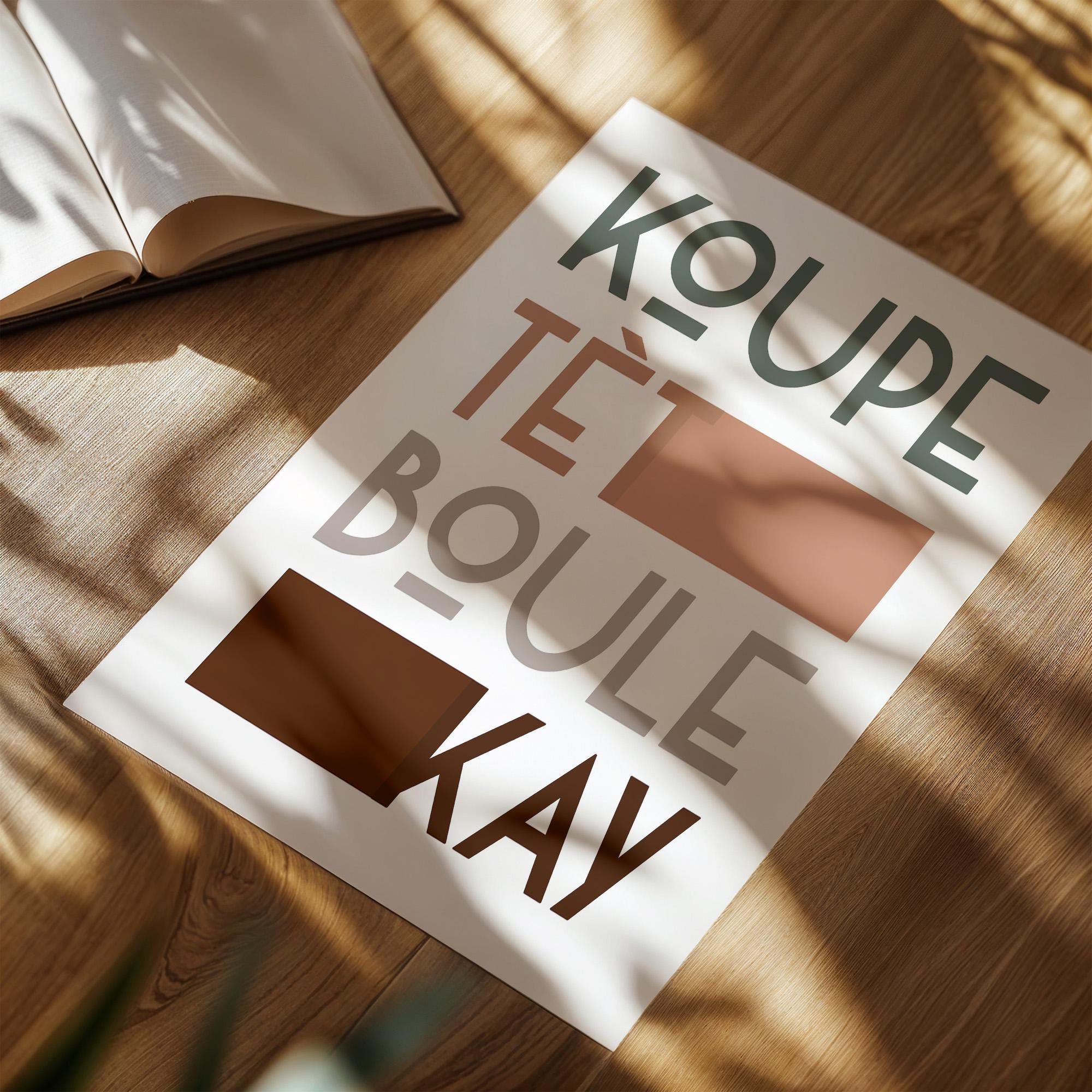 Koupe Tet Boule Kay Art Print: Haitian Revolution, Dessalines Art