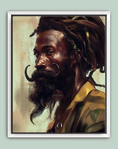 Black Earthy Art, Afrocentric Black Man Art, African-American Man Art, Black Man Art, Black Boy Art, Black Art Hair Locs, Masculine Wall Art