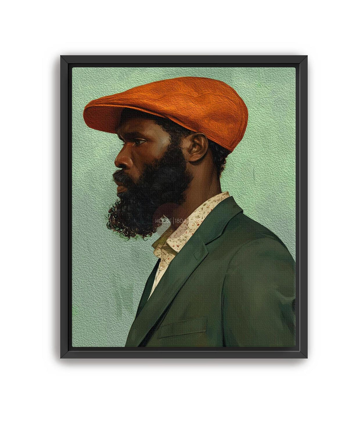 African American Male Art, Modern Afrocentric Portrait Print Fine Art