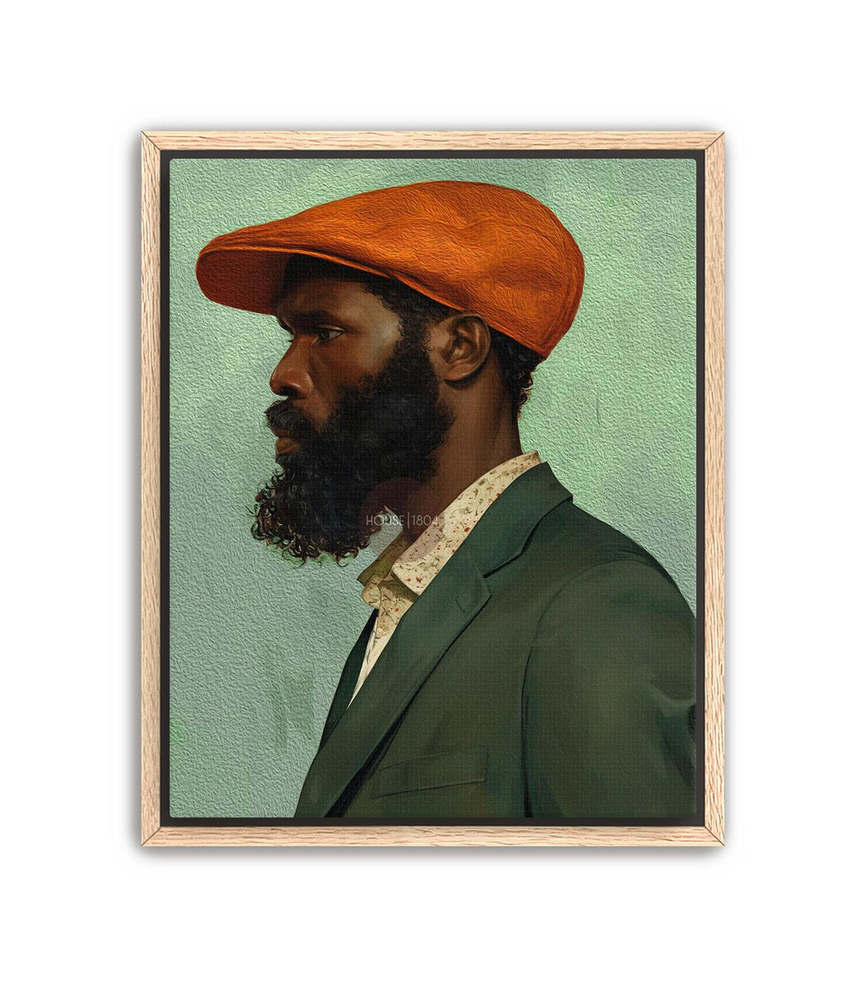 African American Male Art, Modern Afrocentric Portrait Print Fine Art