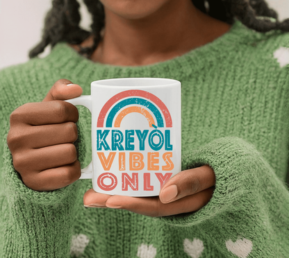 Kreyol Vibes Only, Haitian Coffee Mug