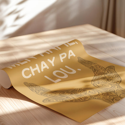 Men Anpil Chay Pa Lou Art Print