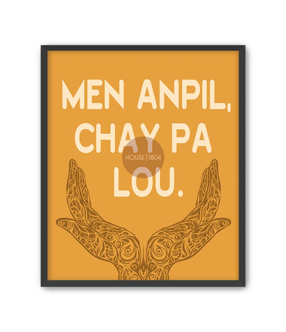 Men Anpil Chay Pa Lou Art Print