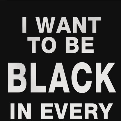 Minimalist Typography Print, Black and Proud