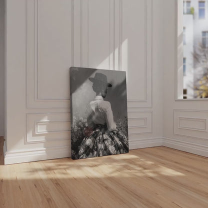 Black and White Harlem Renaissance Art Print: Victorian Afrocentric Artwork