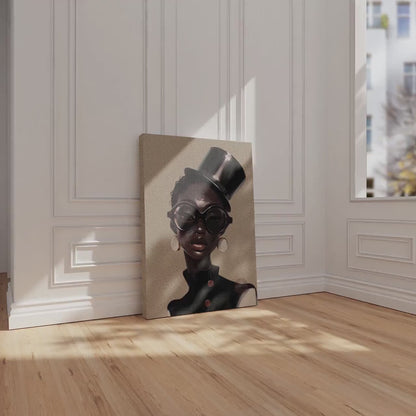 Abstract African American Fashion Artwork, Black Woman Fine Art