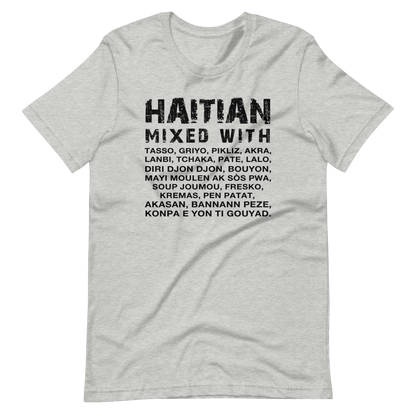 Haitian Mixed With Tshirt