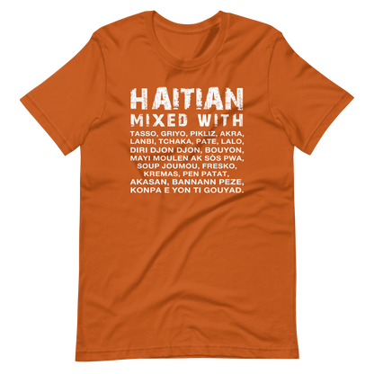 Haitian Mixed With Tshirt