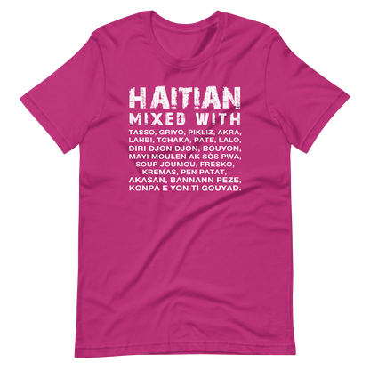 Haitian Mixed With Tshirt