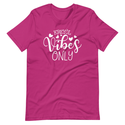 Kreyol Vibes Only Bohemian Tshirt