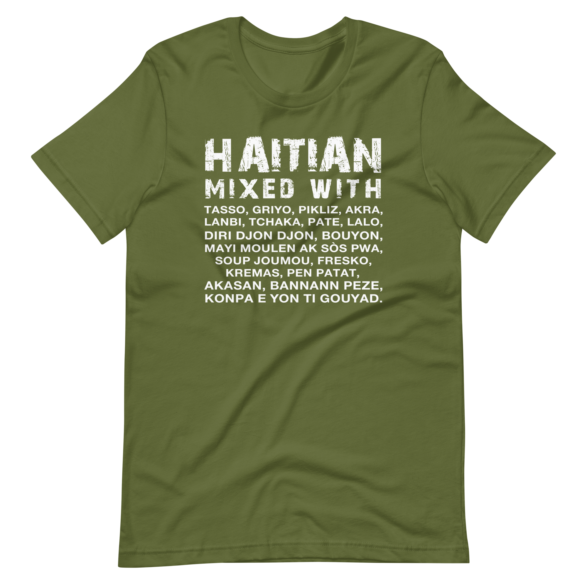 Haitian Mixed With Tshirt