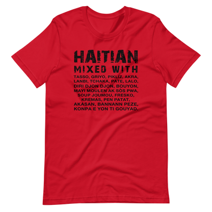 Haitian Mixed With Tshirt