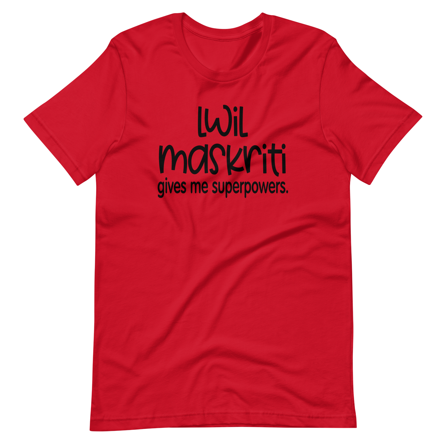 Lwil Maskriti Funny Haitian T-Shirt