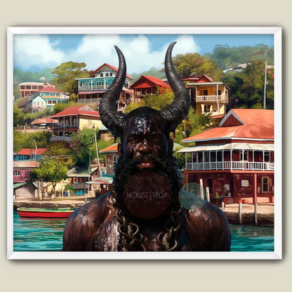 Jab Jab, Grenada Art Print, Grenada Carnival Travel Poster, Grenada Travel Wall Art Print, Jouvert Art Print, Grenada Art Work, Grenada Gift